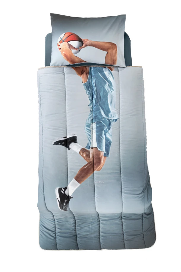 Σετ Πάπλωμα Microsuede Μονό 160x220εκ. Hoop Saint Clair