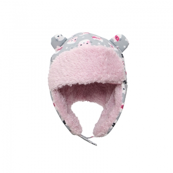 Αδιάβροχο Σκουφάκι Fleece-Sherpa 4-6 Χρονών Trapper Hat Cat Flapjackkids FJKTH746L