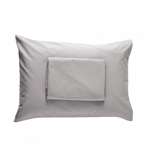 Ζεύγος Μαξιλαροθήκες Βαμβακερές 50x70εκ. Delos Grey SB HOME