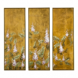 Πίνακας Ελαιογραφία Τρίπτυχος Gold Foil 120x120εκ. iliadis 89128