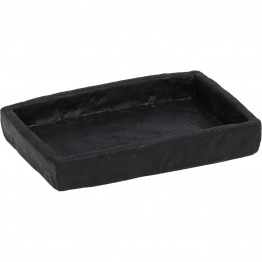 Σαπουνοθήκη Polyresin Μαύρη 8,5x12x2εκ. MRShome DS-8889L03