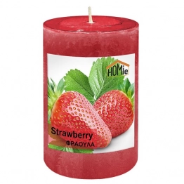 Κερί Αρωματικό Κορμός 7x10εκ. Homie 37-69-red