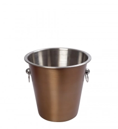 Παγοθήκη Ανοξείδωτη Χάλκινη Ματ ESPIEL 12x12x12εκ. RAP119