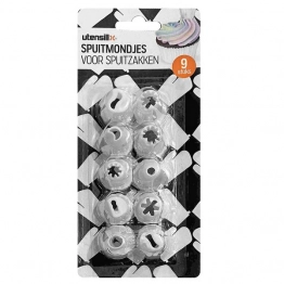 Σετ 10τμχ Μύτες Για Κορνέ Λευκές Homie 80-2090