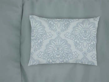 Μαξιλαροθήκη Βαμβακερή Εμπριμέ 50x70εκ. Άρτεμις 705 Light Blue-Grey DimCol 33111647005