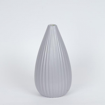 Βάζο Κεραμικό Γκρι 13,3x26εκ. ESTHETI 752-20397