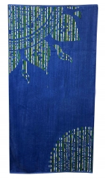 Πετσέτα Θαλάσσης Βαμβακερή Βελουτέ Ζακάρ 85x160εκ. Design 4 Komvos Home 7088885-25