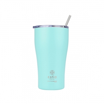 Θερμός-Ποτήρι Ανοξείδωτο Bermuda Green Save The Aegean Estia 500ml-9x16εκ. 01-23171