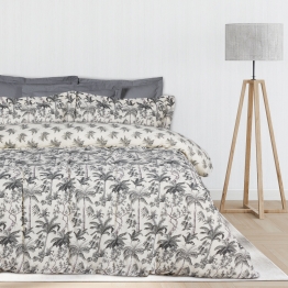 Σετ Σεντόνια Polycotton Υπέρδιπλα Με Λάστιχο 170x200+35εκ. Casual 5429 Εκρού-Γκρι Das Home