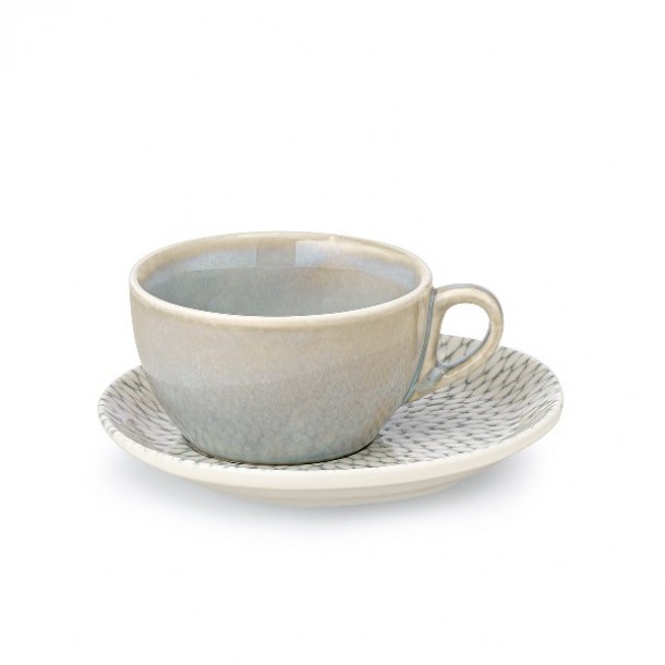 Φλυτζάνι Τσαγιού 230ml In-glaze Stoneware Porcelain Pearl CRYSPO TRIO 47.160.16
