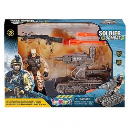 Στρατιώτης Και Ερπυστριοφόρο Σε Κουτί 24x5x17εκ. Toy Markt 71-3365