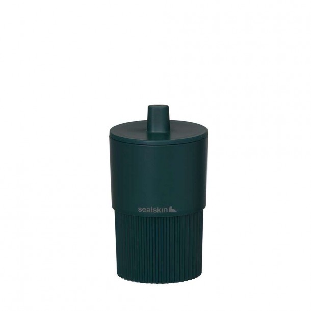Κουτί Αποθήκευσης Καλλυντικών ABS 7,5x7,5x13,4εκ. Brave Dark Green Sealskin 800023