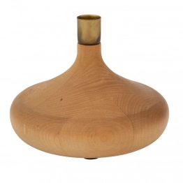 Κηροπήγιο Ξύλινο-Μεταλλικό Natural 15x13εκ. iliadis 88984