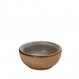 Μπωλάκι Σερβιρίσματος Stoneware Γκρι Calabria ESPIEL 6,5x2,8εκ. REP106K6