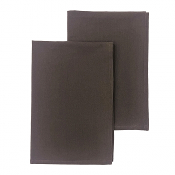 Σετ 2τμχ Πετσέτες Κουζίνας Βαμβακερές 45x65εκ. Zoe Brown-Grey Melinen 20005246