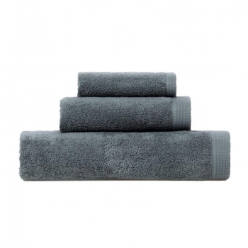 Πετσέτα Βαμβακερή Σώματος 90x150εκ. Grey Premium CRYSPO TRIO 02.108.05