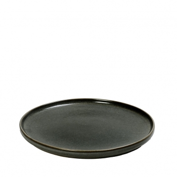 Πιάτο Φρούτου Stoneware Γκρι-Πράσινο ESPIEL Noah Nordic 22,5x22,5x2,5εκ. TAP205K6