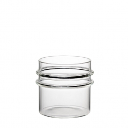 Ποτήρι Γυάλινο Διάφανο ESPIEL 360ml-8x8,5εκ. Slim Ring LEG204K4