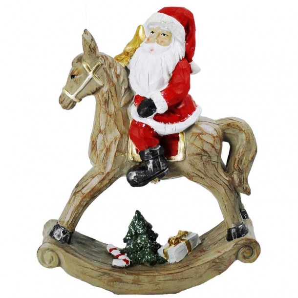 Χριστουγεννιάτικος Διακοσμητικός Άγιος Βασίλης Πολυεστερικός Royal Art 18,5x8,5x23εκ. VOB49300