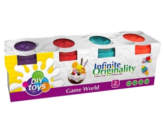 Μπουκαλάκια Με 4 Χρώματα Πηλού 22x4x6εκ. Toy Markt 71-3631