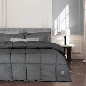 Πάπλωμα Microfiber Υπέρδιπλο 220x240εκ. Essential 4447 Dark Grey Greenwich Polo Club