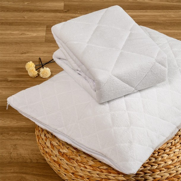 Επίστρωμα Αδιάβροχο Καπιτονέ Polycotton 160x200+40εκ. Melinen 20004425