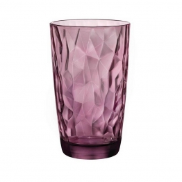Ποτήρι Νερού Γυάλινο Purple 470ml Diamond Rock Bormioli Rocco BR00350270