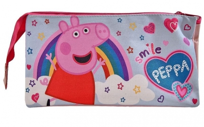 Κασετίνα Βαρελάκι Πλακέ Peppa Pig 50-3538