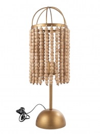 Φωτιστικό Επιτραπέζιο Μεταλλικό-Bamboo Χρυσό 19x19x33/61εκ. Zen Collection 25.16.51595