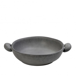 Σαλατιέρα Με Λαβές Stoneware Γκρι Canyon ESPIEL 25x18x8εκ. GMT412K2