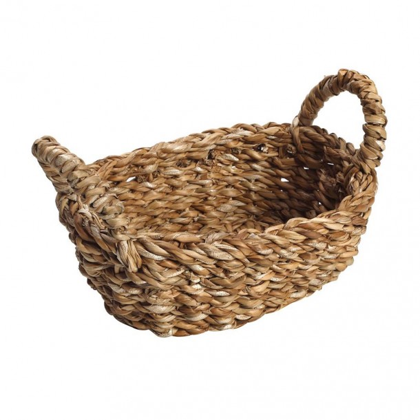 Ψωμιέρα Οβάλ Seagrass ESPIEL 24x14x8εκ. KAG127