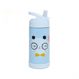 Παγούρι Θερμός Με Καλαμάκι Ανοξείδωτο Panda Love Petit Monkey PTM-VSB4