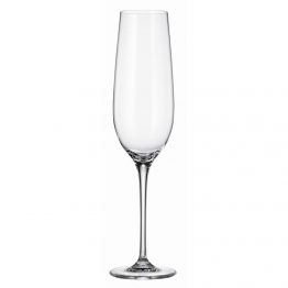 Ποτήρι Σαμπάνιας Κρυστάλλινο Uria Optic 180ml Crystal Bohemia CTB1SJ54270