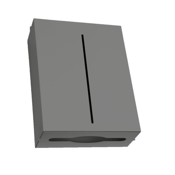 Επιτοίχια Χαρτοθήκη Matt Concrete Grey 28,5x10x37εκ. Pam & Co 122-163 (Χρώμα: Γκρι, Υλικό: Χάλυβας ) – Pam & Co – 122-163