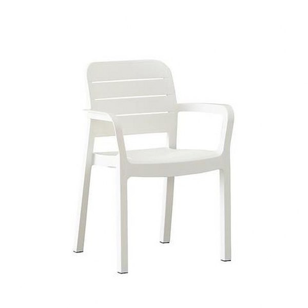Πολυθρόνα Εξωτερικού Χώρου Tisara White – Allibert – tisara-armchair-white