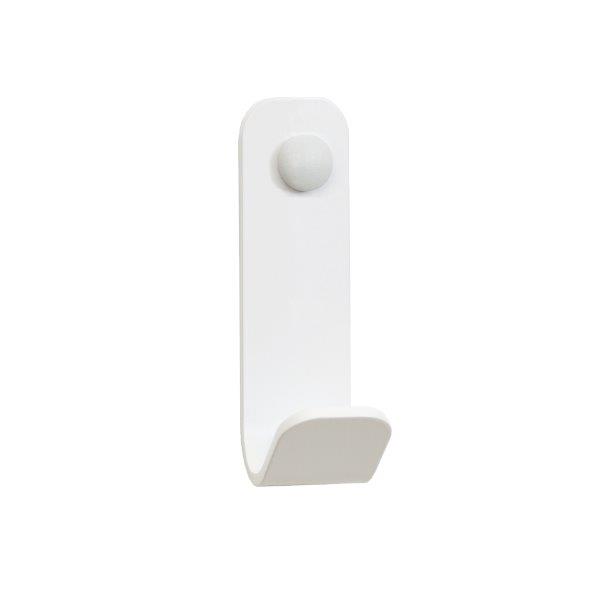 Κρεμάστρα Τοίχου Matt White 5x5x13εκ. Pam & Co 15-033 (Χρώμα: Λευκό, Υλικό: Χάλυβας ) – Pam & Co – 15-033