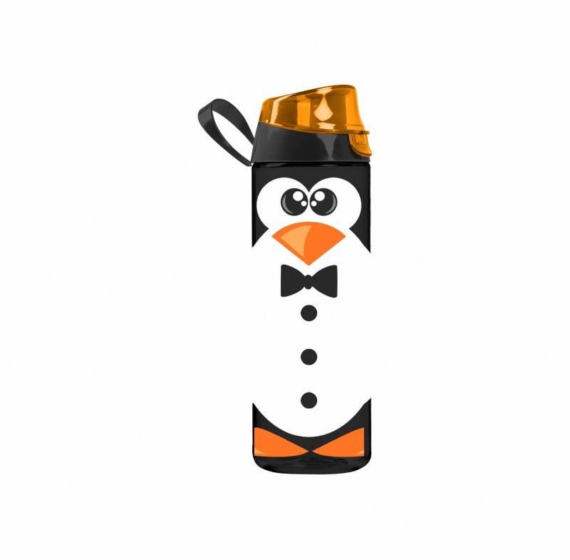 Μπουκάλι Νερού Πλαστικό 750cc Penguin – VELTIHOME – 21-16150-penguin