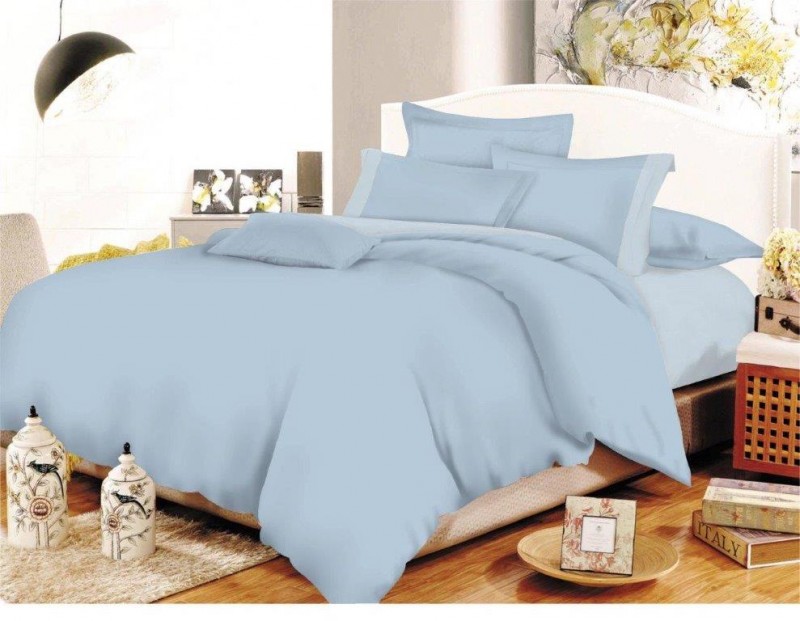 Σετ Σεντόνια Polycotton Υπέρδιπλα Με Λάστιχο 170×200+20εκ. Με Φάσα Lavender-Baby Blue 24home (Ύφασμα: 50%Cotton-50%Polyester) – 24home.gr – 24-fasa-lavender-baby blue-sent-last