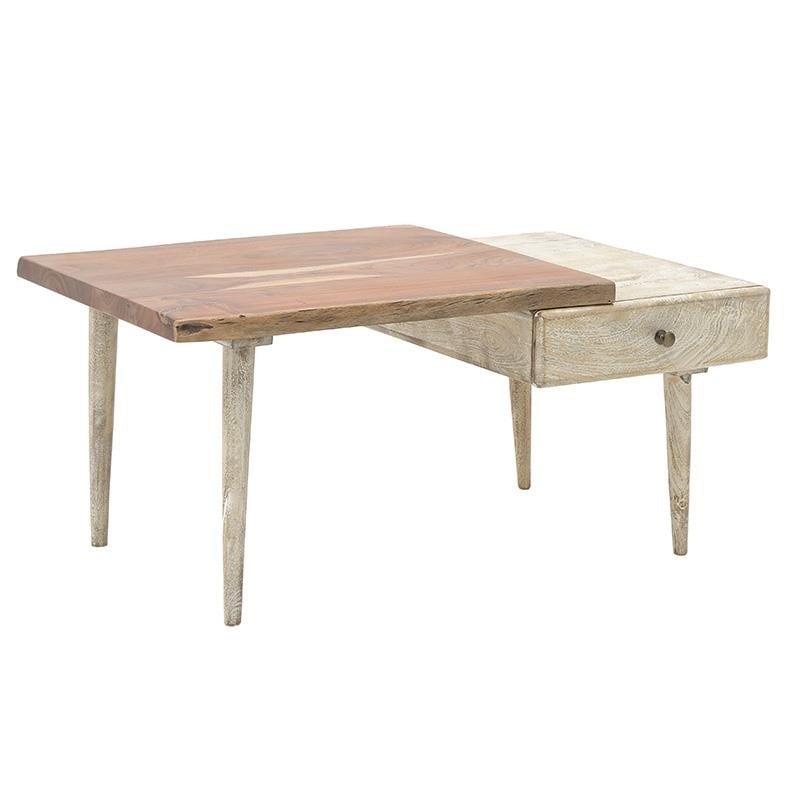 Τραπέζι Ξύλινο inart 100x60x45εκ. 7-50-053-0004 (Υλικό: Ξύλο, Χρώμα: Καφέ) – inart – 7-50-053-0004