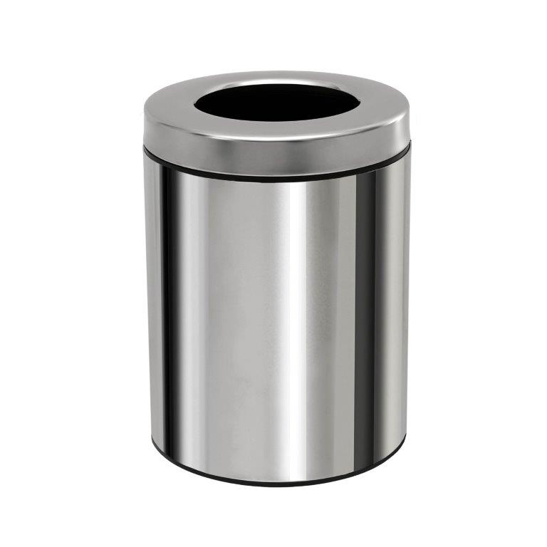 Κάδος Απορριμάτων 5lit Inox 21×28εκ. Pam & Co 2128-001 (Υλικό: Inox) – Pam & Co – 2128-001