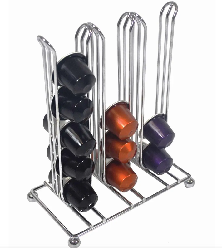 Βάση Μεταλλική Για Κάψουλες Nespresso 24home 16×9,5×20εκ. 242881 (Υλικό: Μεταλλικό) – 24home.gr – 242881