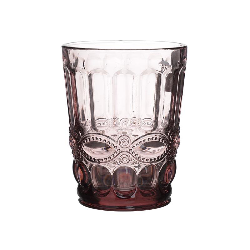 Ποτήρι Ουίσκι Σετ 6τμχ Γυάλινα inart 210ml 3-60-896-0021 (Υλικό: Γυαλί, Χρώμα: Ροζ) – CLICK – 3-60-896-0021