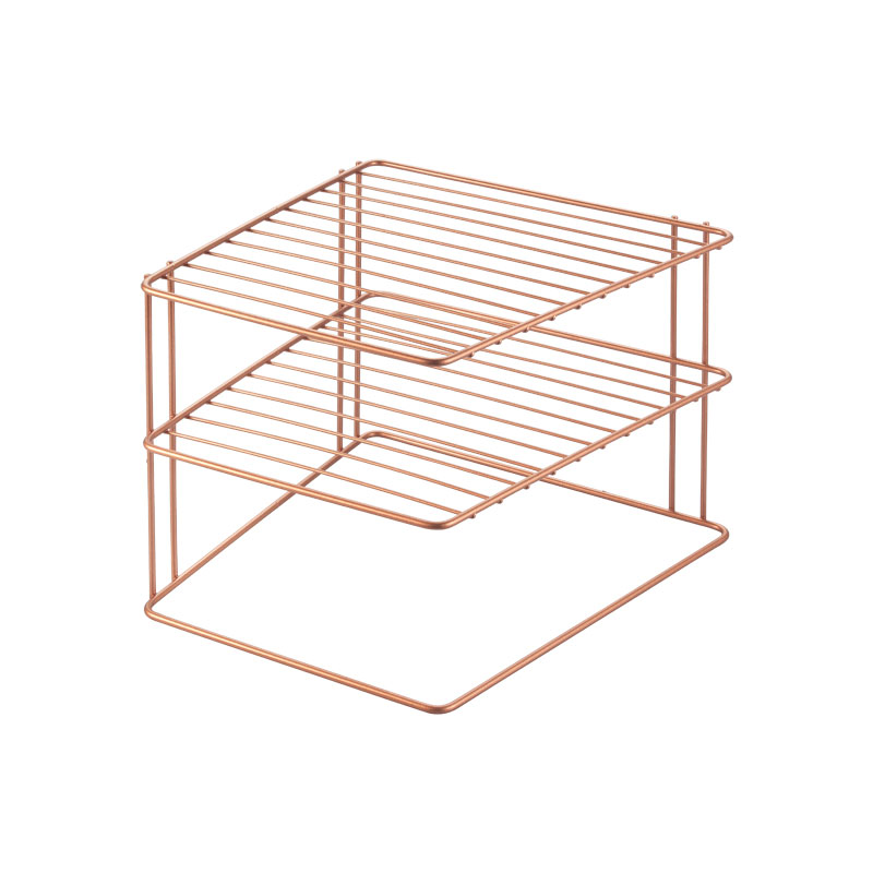 Ραφιέρα Γωνιακή Ροζ-Χρυσό Palio Polytherm Copper 25x25x19εκ. Metaltex 16-362402 – METALTEX – 16-362402