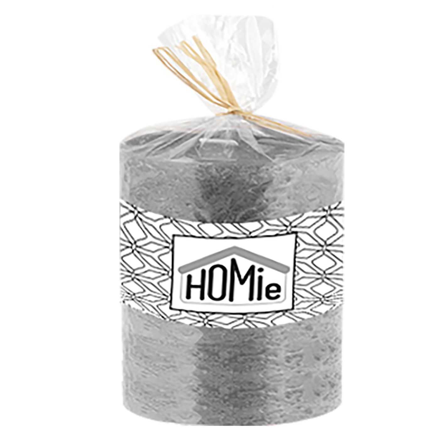Κερί Αρωματικό Κορμός 9,5×10εκ. Homie 37-71-grey – Homie – 37-71-grey