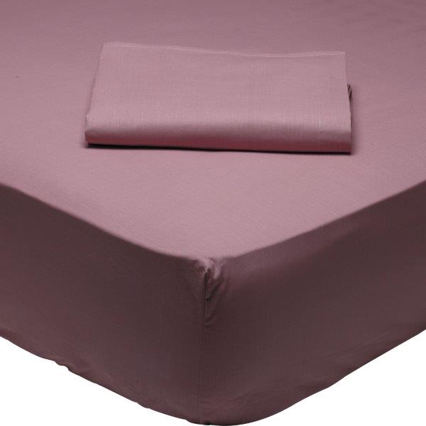 Σεντόνι Μεμονωμένο Υπέρδιπλο 230×260εκ. Ροδί Das Home Best Line Colours 1008 – Das Home – 1008-sent2