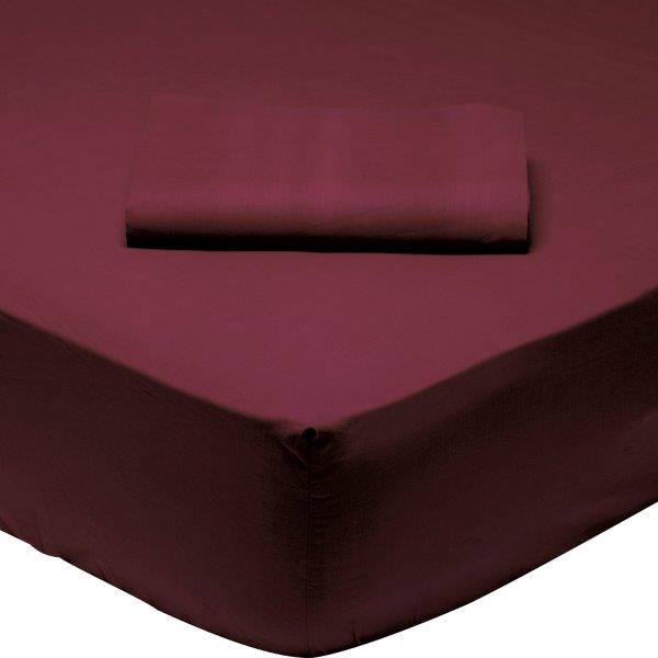 Ζεύγος Μαξιλαροθήκες Μπορντώ Das Home Best Line Colours 1014 – Das Home – 1014-max