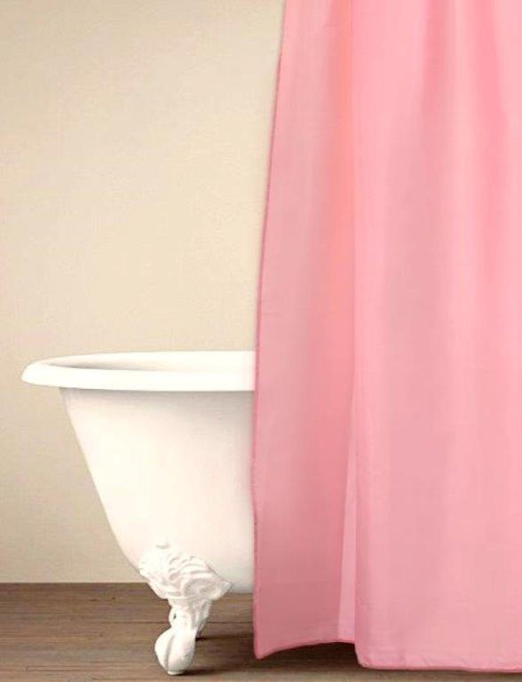 Κουρτίνα Μπάνιου Palamaiki Simple Pink 180×200εκ. – Palamaiki – 5205857181352
