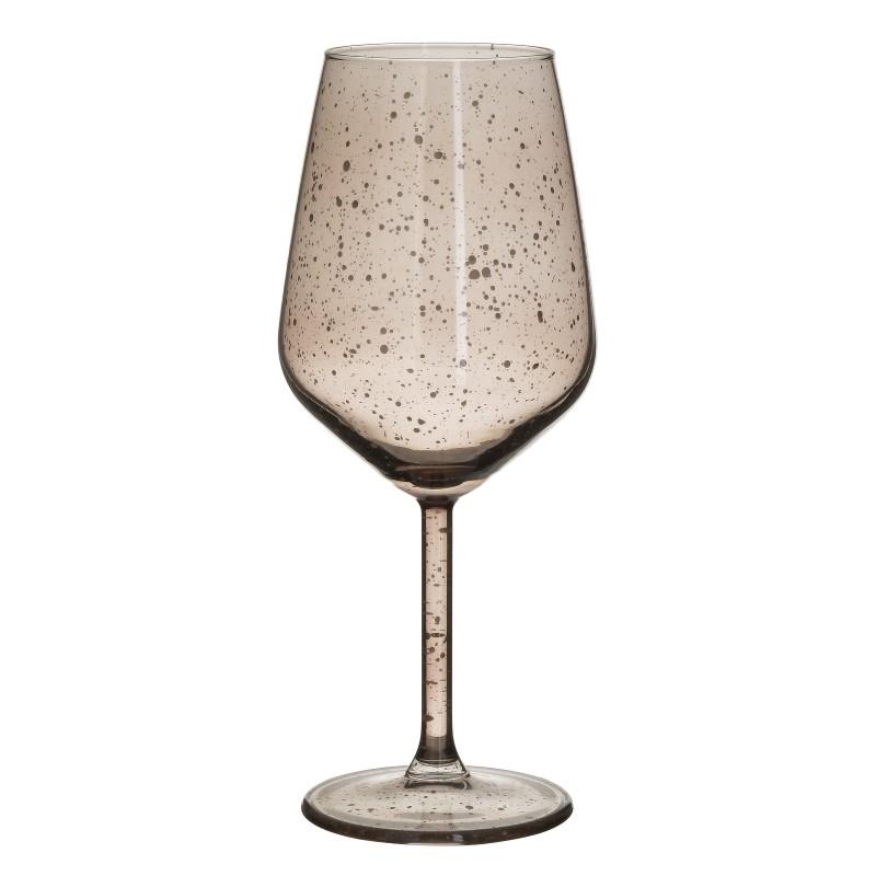 Ποτήρι Κρασιού Σετ 6τμχ Γυάλινο Μπεζ-Διάφανο CLICK 490ml 6-60-961-0072 (Υλικό: Γυαλί, Χρώμα: Μπεζ) - CLICK - 6-60-961-0072 140325