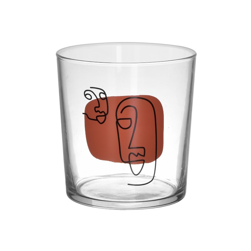 Ποτήρι Ουίσκι Σετ 6τμχ Γυάλινο Πρόσωπα CLICK 380ml 6-60-961-0096 (Υλικό: Γυαλί) – CLICK – 6-60-961-0096