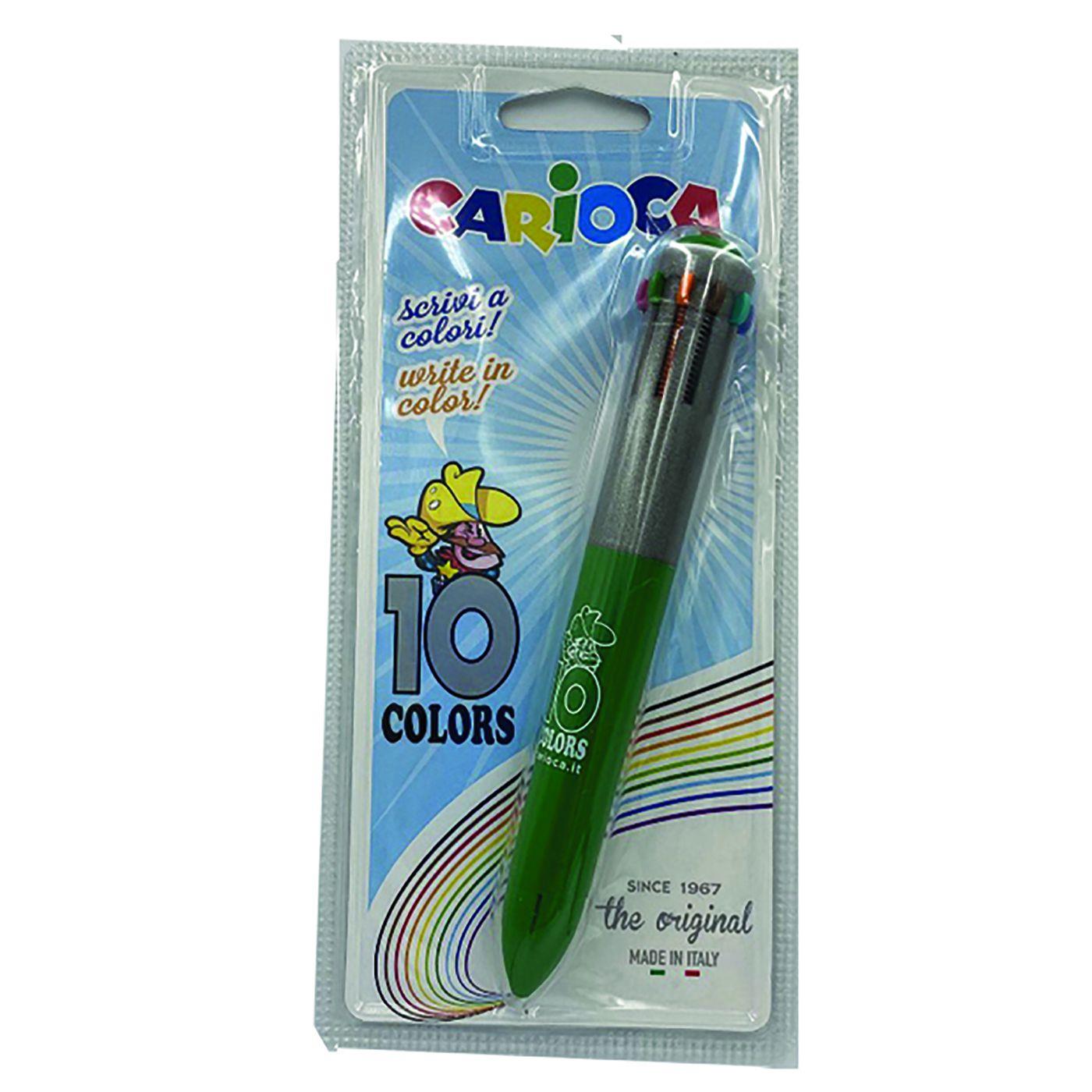 Στυλό 10 Χρωμάτων 1,0mm Carioca 60-727 – CARIOCA – 60-727